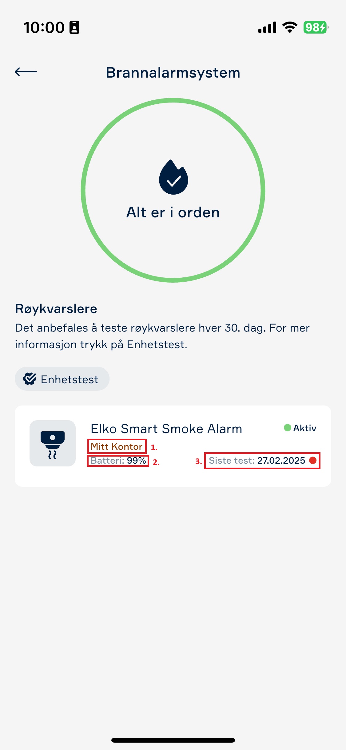 Smoke detector overview